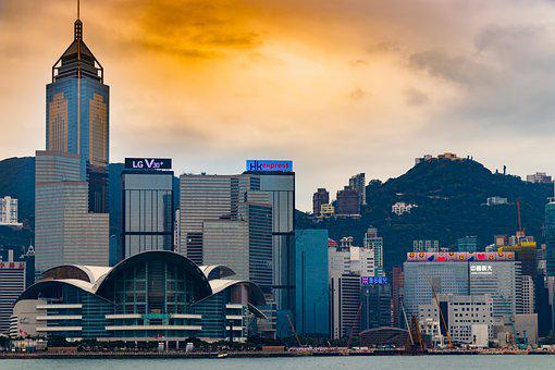 城市, 建筑学, 街道, 旅行, 天空, 建造, 香港, 视图, 建筑, 全景图